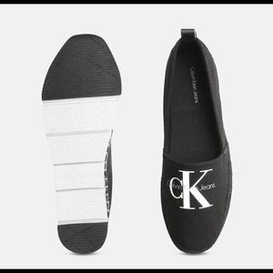 calvin klein genna canvas espadrille shoes